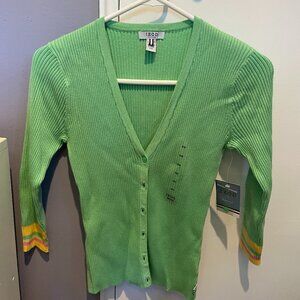 IZOD - NWT! - Thin Ribbed Cardigan - P/M
